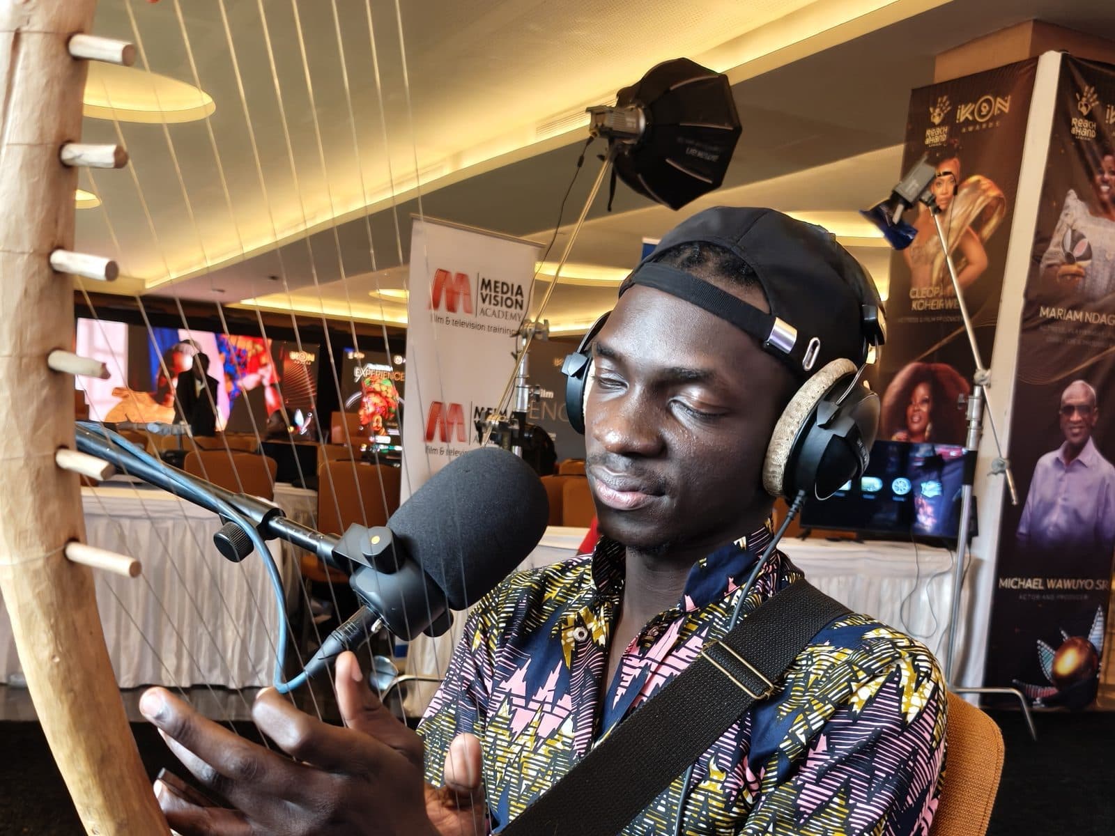 Inside a live recording session